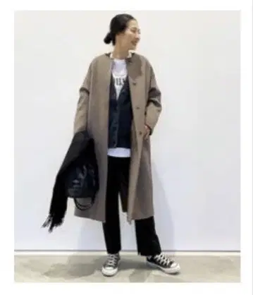JOURNAL STANDARD 브라운 롱 코트