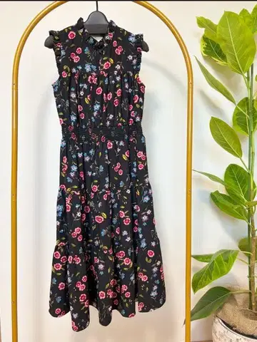 새상품급 kate spade 플라워 프린트 드레스 원피스 XS