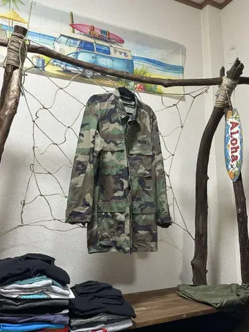 카모플라쥬 밀리터리 자켓 긴팔