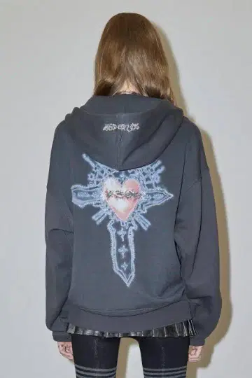 [ SCLUPTOR ] Beaded Saint Hoodie Zip-Up