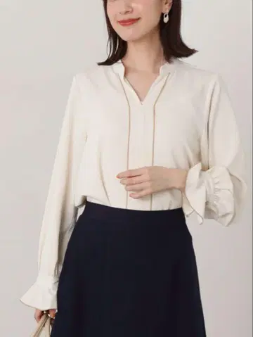 N 내추럴 뷰티 베이직 블라우스