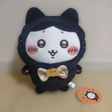 하치와레 검은 고양이 봉제 인형
