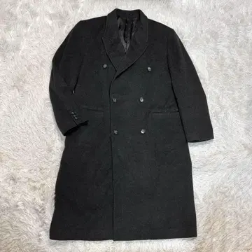 빅 사이즈 BELTA BUONO 캐시미어 100% 더블 체스터 코트