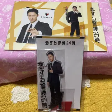 이와모토 테루 사랑에 빠진 경호 24시 아크릴 스탠드 카드 세트