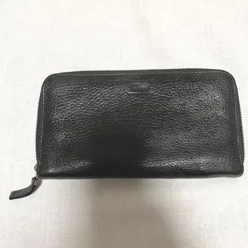 아르마니 ARMANI 블랙 가죽 장지갑