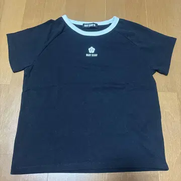 MARY QUANT 반팔 T셔츠 M 블랙/화이트