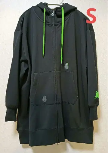 새상품 그라니프 뷰티풀 섀도우 분또 롱 후드티 S
