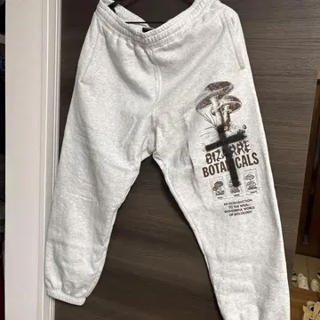 HUF 하프 스웨트 팬츠 그레이 L 스텐실 포함