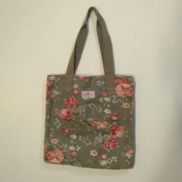 Cath Kidston 꽃무늬 토트백 카키 그레이