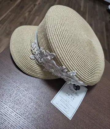 [ Fairy.Hat ] 밀짚 헌팅 캡