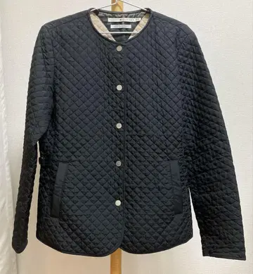TOMMY HILFIGER 블랙 퀼팅 자켓