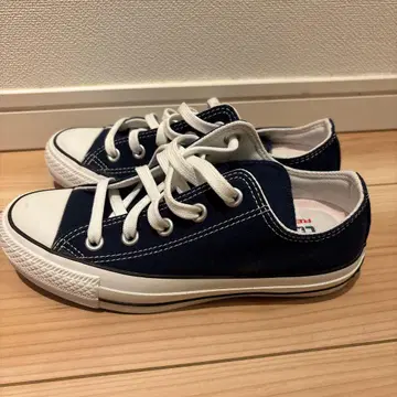 미사용 새상품 ALL STAR 컨버스 척테일러 네이비 22cm