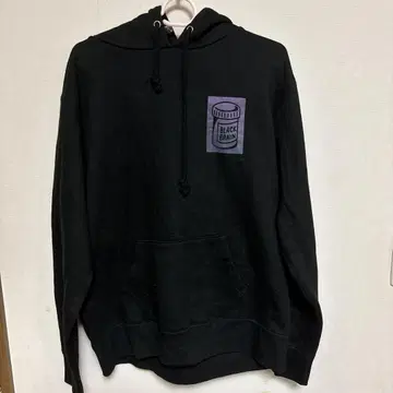 BLACK BRAIN 후드 부착 후드티 블랙