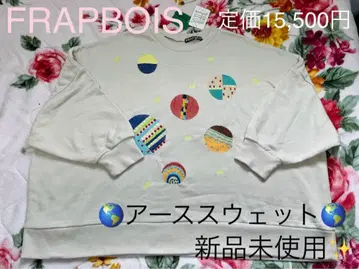 FRAPBOIS 컬러풀 자수 오버 사이즈 맨투맨