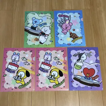 BTS BT21 쿠라스시 클리어 파일
