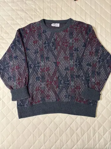 80s USA제 얀센 울 스웨터 jantzen