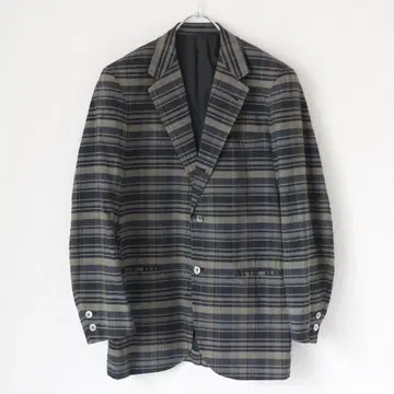 VAN JACKET 단 테일러드 자켓 체크 무늬 M 사이즈