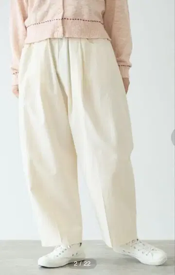 뷔르데사봉 마포 턱 팬츠 유니 아틀리에 피그 이키