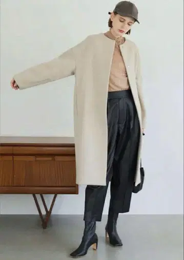 ELENDEEK 노카라 코쿤 코트 01 베이지