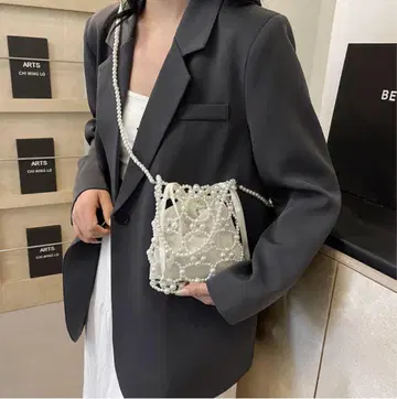 펄 백 숄더 핸드백 2WAY 미니백 데이트