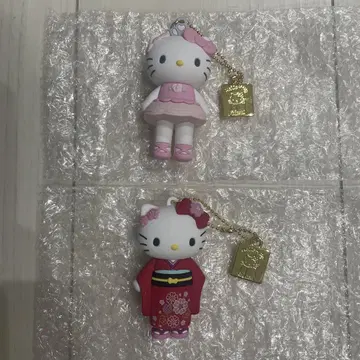 2개 Hello Kitty전 헬로키티 시크릿 마스코트 참