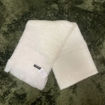 FOXFORD 울 머플러 화이트