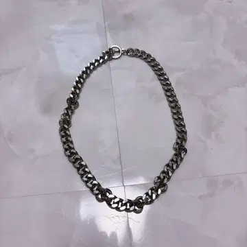 실버 체인 목걸이 여성용 y2k 한국 왕홍