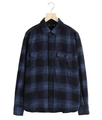 Distortion Ombre Check Flannel Over SH