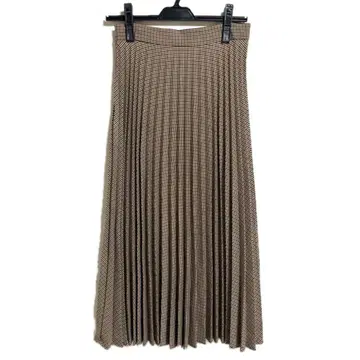 ZARA 자라 체크 플리츠 스커트