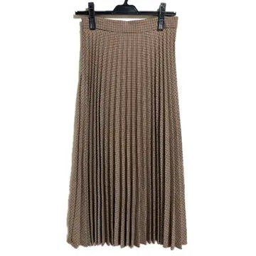 ZARA 자라 체크 플리츠 스커트