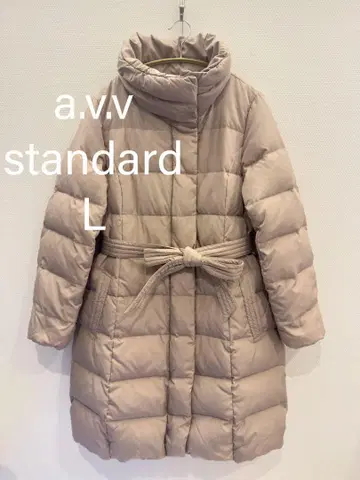 [ a.v.v standard ] 다운 코트 L 다운 60% 페더 40%