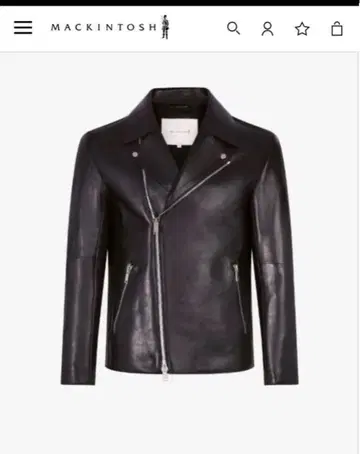 Mackintosh 매킨토시 램 가죽 더블 라이더 자켓 38