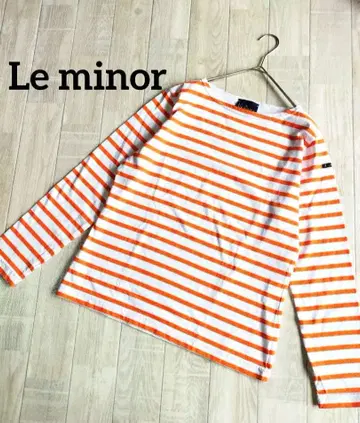 le minor 보더 바스크 셔츠 드롭 숄더 프랑스제 새상품급