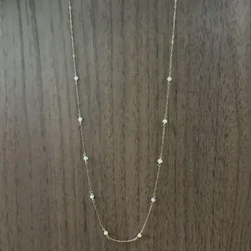 노제스 K10 펄 롱 목걸이 체인 agete, ete, sowi