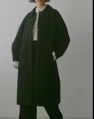 ETRE 블랙 롱 코트 S 사이즈
