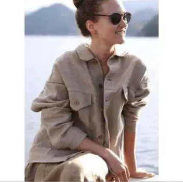 MADISON BLUE BIG G JAC LINEN 린넨 자켓