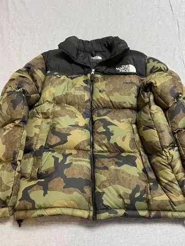 레어 미사용품 THE NORTH FACE 카모플라쥬 눕시 자켓