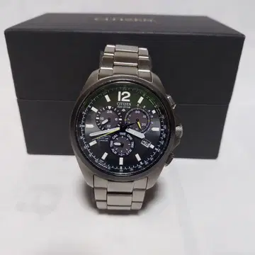 CITIZEN 프로마스터 크로노그래프 티타늄 에코드라이브 솔라 전파