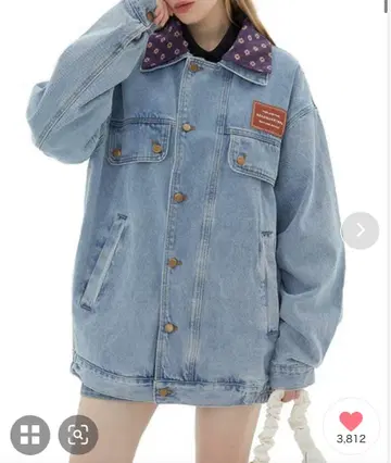 GEN-YDER 라이트 블루 데님 자켓