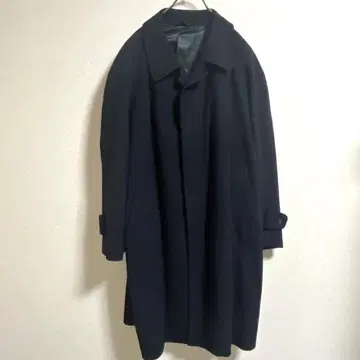 캐시미어 100% 이탈리아제 롱 코트 texco 네이비