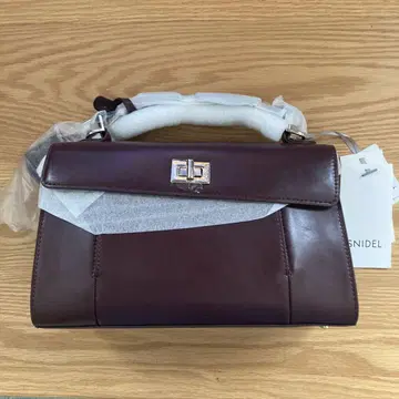 SNIDEL 다크 브라운 숄더백