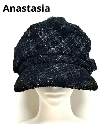 Anastasia 아나스타시아 팬시 트위드 헌팅 캡 일본제