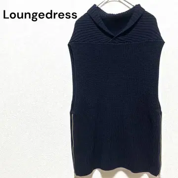 Loungedress 라운지 드레스 척 니트 베스트 코튼