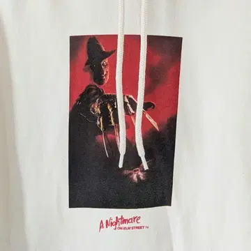 엘름 거리의 악몽 H&M 남성용 후드티 화이트 L 사이즈