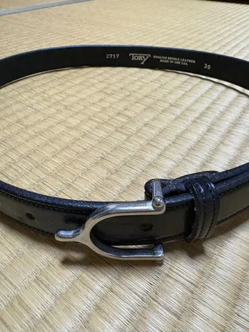 TORY LEATHER 토리 레더 벨트 블랙 사이즈 30