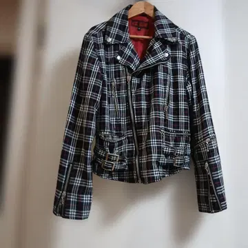 ACDC LEATHER 체크 무늬 자켓 24