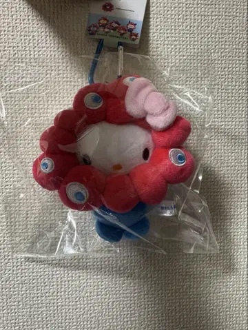 오사카 만박 산리오 봉제 인형 카라비너 포함 마스코트 키티