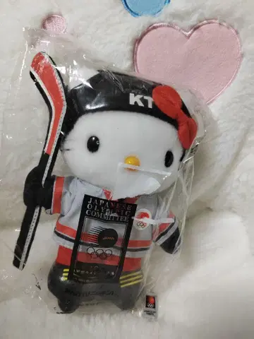 헬로키티 올림픽 한정품 봉제 인형 아이스하키
