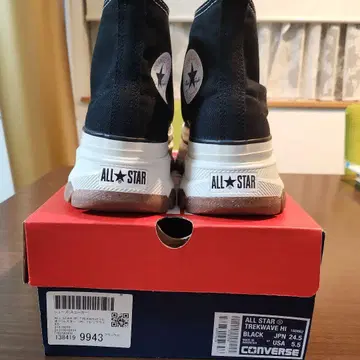 새상품! ALL STAR TREKWARE HI 블랙 24.5