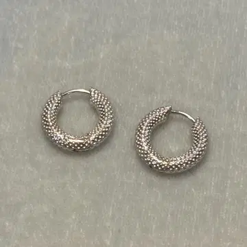 라라간 TINY DOT HOOPS 실버